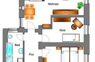 Wohnung mieten in 01591 Riesa, Bezaubernde Wohnung mit hochwertiger Ausstattung und Balkon! Lift!