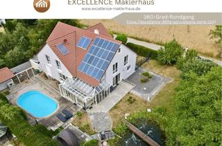 Haus kaufen in 89346 Bibertal, Wohnen, wo andere Urlaub machen – Traumhaus mit Pool & Teich