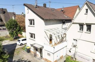 Doppelhaushälfte kaufen in Neckarstraße 21, 71691 Freiberg, Solide Grundlage für Ihr Wohnprojekt | Renovierungsbedürftige Doppelhaushälfte mit Potential