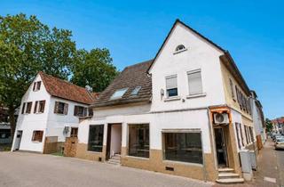 Haus mieten in Lorscher Straße, 68519 Viernheim, ZU VERKAUFEN Wohn- und Geschäftshaus mit großem Grundstück in Innenstadtlage von Viernheim
