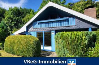 Haus kaufen in 24594 Hohenwestedt, Natur genießen & Träume verwirklichen! Gemütliches Holzhaus in "Falkenburg" bei Hohenwestedt