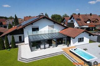 Villa kaufen in 86836 Obermeitingen, Luxuriöse Architektenvilla mit exklusivem Wellnessbereich, Swim-Spa und stilvollem Wohnambiente