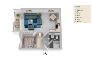 Wohnung kaufen in 69469 Weinheim, Weinheim - 2ZKB Wohnung Kernsaniert