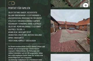 Mehrfamilienhaus kaufen in 39606 Osterburg, Osterburg (Altmark) - Mehrfamilienhaus 3-Seitenhof