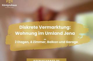 Wohnung kaufen in 07751 Zöllnitz, Diskret angeboten: Großzügige Maisonettewohnung für Singles und Paare im Jenaer Umland
