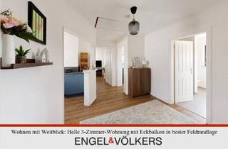 Wohnung kaufen in 67549 Leiselheim, Wohnen mit Weitblick: Helle 3-Zimmer-Wohnung mit Eckbalkon in bester Feldrandlage