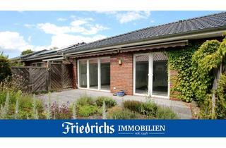 Wohnung kaufen in 26689 Apen, Ebenerdiges 2-Zimmer-Reihenmittelhaus mit Terrasse und Gartenanteil in Apen-Augustfehn / zentral
