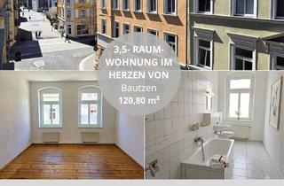 Wohnung mieten in 02625 Bautzen, Raumwunder in der Seminarstraße in Bautzen- großzügige 3,5- Raum-Wohnung