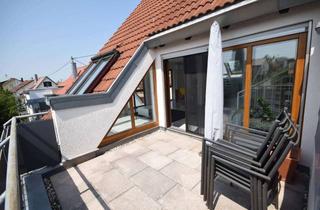 Wohnung mieten in 71729 Erdmannhausen, Lichtdurchflutete 3-Zimmer-Dachgeschoss-Maisonettewohnung mit sonniger Dachterrasse und Stellplatz
