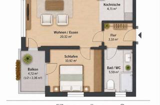 Wohnung mieten in 74074 Heilbronn, Neu renovierte 2-Zimmer-Wohnung mit Balkon, Aufzug & Tiefgaragenstellplatz – Top-Lage am Trappensee
