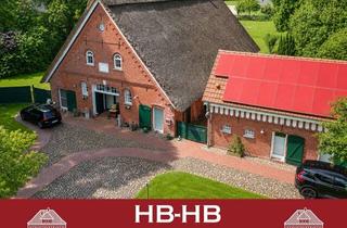 Haus kaufen in 27628 Wulsbüttel, Zwischen Tradition und Zukunft: Außergewöhnliches Reetdachanwesen bei Bremen