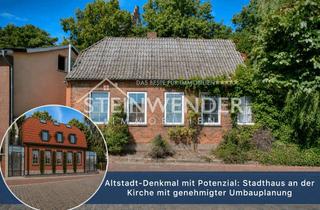 Haus kaufen in 23774 Heiligenhafen, Altstadt-Denkmal mit Potenzial: Stadthaus an der Kirche mit genehmigter Umbauplanung