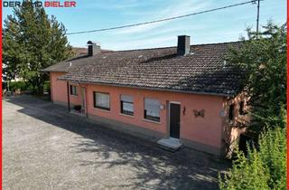 Haus kaufen in 55271 Stadecken-Elsheim, Großer Bungalow mit Keller, Garten, Nebengebäude und Stellflächen in Stadecken-Elsheim zu verkaufen