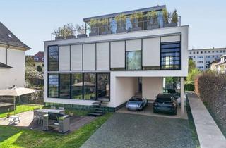 Villa kaufen in 76137 Südweststadt, Das Haus auf sieben Stützen – Architektenvilla am Rand der Beiertheimer Allee