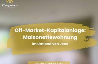 Anlageobjekt in 07751 Zöllnitz, Diskret angeboten: Großzügige Maisonettewohnung mit attraktivem Mietpotenzial im Jenaer Umland