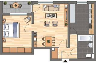 Sozialwohnungen mieten in Richard-Wagner-Straße 40, 67454 Haßloch, Nur mit WBS! Demnächst frei! 2-Zimmer-Wohnung in Haßloch