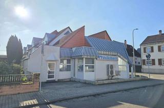 Gewerbeimmobilie kaufen in Hermann-Löns-Straße, 67354 Römerberg, Gewerbeeinheit mit zusätzlichen Kellerräumen vermietet an die Volksbank