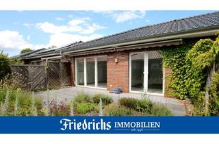 Reihenhaus kaufen in 26689 Apen, Ebenerdiges 2-Zimmer-Reihenmittelhaus mit Terrasse und Gartenanteil in Apen-Augustfehn / zentral