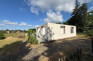 Haus kaufen in 39217 Schönebeck, Schönebeck (Elbe) - Bungalow im Rohbau auf erschlossenem Grundstück in Pretzin