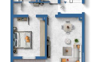 Wohnung kaufen in 66740 Saarlouis, Gepflegte 2-Zimmer-Eigentumswohnung mit Balkon in Saarlouis-Picard