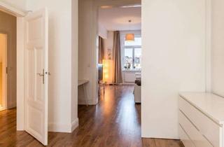 Wohnung kaufen in 60594 Sachsenhausen, Lichtdurchflutete 3-Zimmer-Altbauwohnung mit offenem Wohnkonzept in begehrter Mainlage