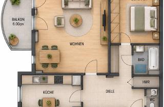 Wohnung kaufen in Rosa-Luxemburg- Straße 4b, 14482 Babelsberg Nord, Wohnen wie im eigenen Haus – 3-Zimmer-Wohnung mit ca. 200 m² Privatgarten