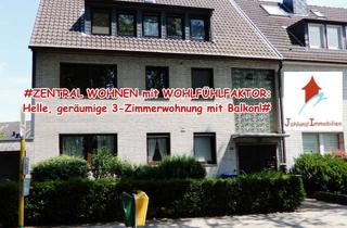 Wohnung mieten in Dieckerstraße 66, 46047 Schlad, #ZENTRAL WOHNEN mit WOHLFÜHLFAKTOR: Helle, geräumige 3-Zimmerwohnung mit Balkon!#