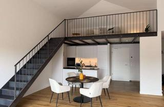 Lofts mieten in Zugspitzstrasse 1A, 87616 Marktoberdorf, VOLLMÖBLIERTE exklusive Galeriewohnung/Loft mit Luxusbad , Einbauküche, Balkon und vielem mehr