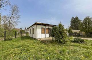 Grundstück zu kaufen in 06774 Burgkemnitz, Kompaktes Grundstück mit gestaltungsbedürftigem Bungalow in beschaulicher Lage