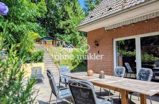 Reihenhaus kaufen in 21481 Lauenburg, Wohnen fast wie im freistehenden Haus – Endreihenhaus mit großem, privatem Garten direkt am Wald
