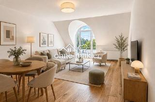 Wohnung kaufen in 30559 Hannover, Stilvoll saniertes Dachgeschoss mit Rundbogen-Gauben und Balkon in Kirchrode