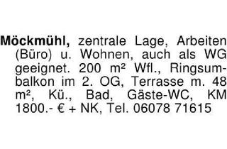 Wohnung mieten in 74219 Möckmühl, Möckmühl, zentrale Lage, Arbeiten (Büro) u. Wohnen, auch als WG