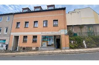 Haus kaufen in 08468 Reichenbach, Reichenbach im Vogtland - Zweifamilienhaus mit Laden wartet auf Modernisierung im Zentrum