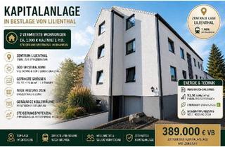Wohnung kaufen in 28865 Lilienthal, Lilienthal - 2 vermietete Wohnungen im Zentrum von Lilienthal Mitte