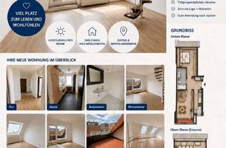 Wohnung kaufen in Morlaixplatz 14, 52146 Würselen, Charmante Maisonette mit großzügiger Empore, Balkon und Tiefgaragenstellplatz im Herzen von Würselen