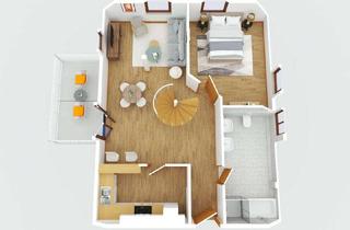 Wohnung mieten in 88477 Schwendi, Helle 3-Zi.-Maisonette mit Empore, Balkon & Einbauküche in Schönebürg