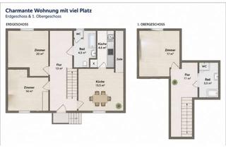Wohnung mieten in Brückenauer Straße 19, 36396 Steinau, 3-Zi-Wohnung mit Garten und ALL-INCL. Nebenkosten ( inkl. Strom)
