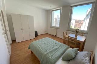Wohnung mieten in Leyher Straße 10, 90763 Südstadt, Praktisch geschnittenes möbliertes 1-Zimmer-Apartment in Fürth – 300m zur U-Bahn