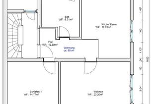Wohnung mieten in Neckarstraße, 69221 Dossenheim, Geschmackvolle Wohnung mit zweieinhalb Räumen, Einbauküche und Balkon in Dossenheim