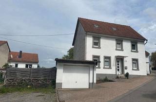Einfamilienhaus kaufen in Ringstraße 28, 67808 Stahlberg, Freistehendes Einfamilienhaus - Garage, großem Garten, 8 Zimmer