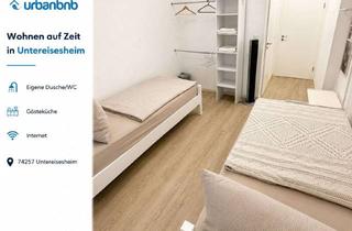 Immobilie mieten in Seestraße, 74257 Untereisesheim, Möblierte Zimmer mit eigener Dusche/WC in Heilbronn Untereisesheim mieten – Ideal für Aufe