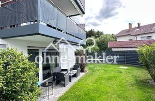 Wohnung kaufen in 87471 Weidach, PROVISIONSFREIE moderne 2 Zimmer Erdgeschosswohnung mit Garten, 2 Terrassen & eigener Garage