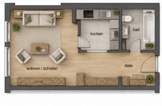 Wohnung kaufen in 86842 Türkheim, 1-Raum-Wohnung als Kapitalanlage
