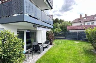 Wohnung kaufen in 87471 Durach, PROVISIONSFREIE moderne 2 Zimmer Erdgeschosswohnung mit Garten, 2 Terrassen & eigener Garage