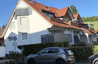 Wohnung kaufen in 71717 Beilstein, Wohnen mit Burgblick: 2-Zimmer-Dachgeschosswohnung in Beilstein mit Loggia und Garage