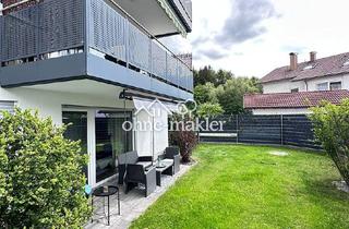 Wohnung kaufen in 87471 Weidach, PROVISIONSFREIE moderne 2 Zimmer Erdgeschosswohnung mit Garten, 2 Terrassen & eigener Garage