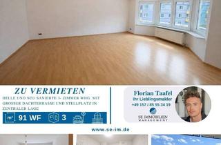 Wohnung mieten in 75175 Oststadt, Helle 3- Zimmer Whg. mit großer Dachterrasse und Stellplatz in zentraler Lage