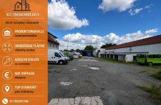 Büro zu mieten in 38226 Lebenstedt, Produktionshalle mit großem Grundstück, Betriebswohnung, Büro & 5 Garagen