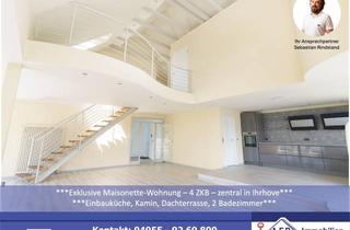 Wohnung mieten in 26810 Westoverledingen, ***Exklusive Maisonette-Wohnung mit Galerie, Kamin und Dachterrasse***
