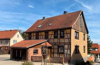 Haus kaufen in 98547 Schwarza, Schwarza - Fachwerkhaus mit viel Platz in der Ortsmitte von Kühndorf !!